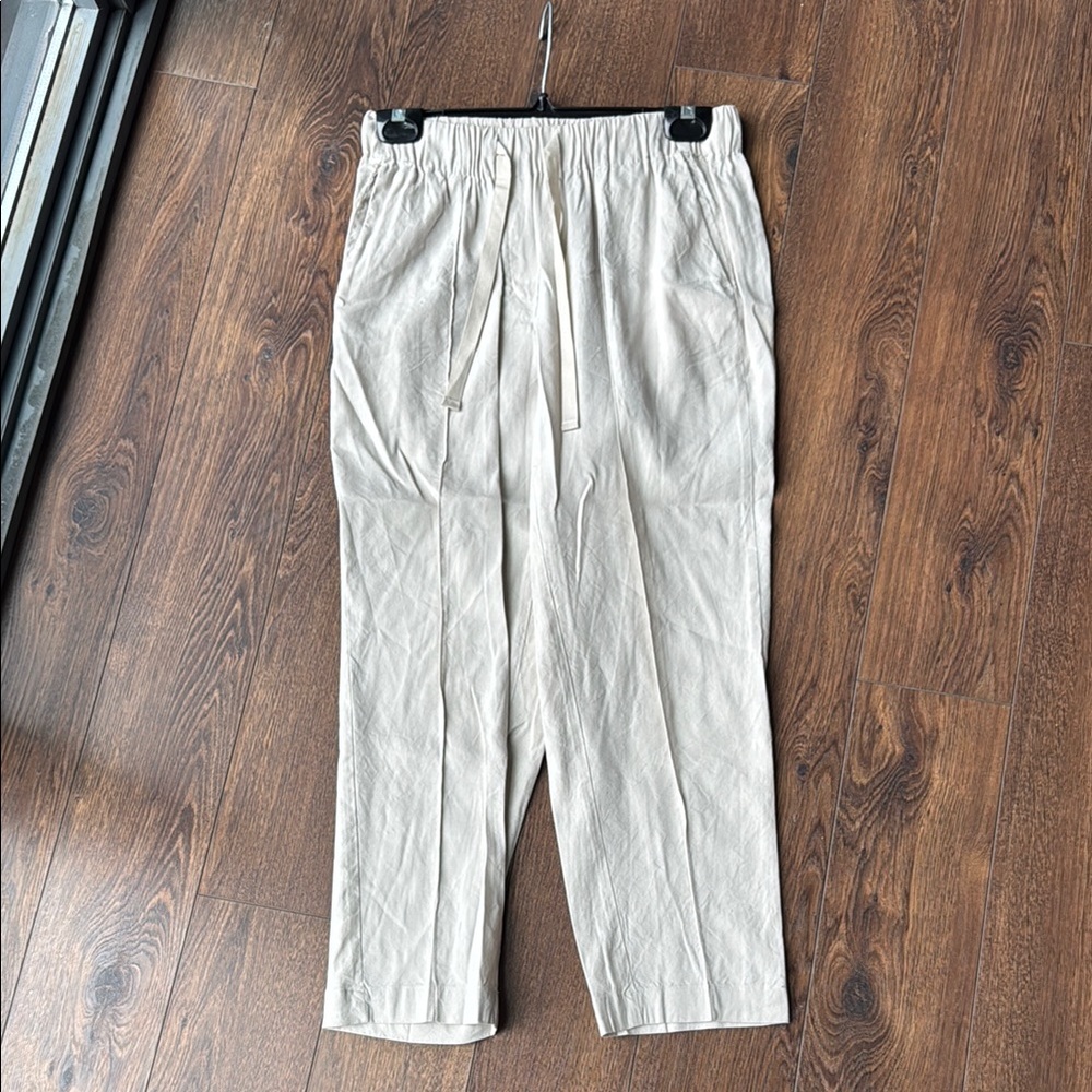 Babaton Linen Cream Pants